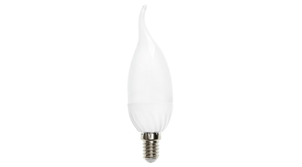 Dekoratívna LED žiarovka E14 4W svieca teplej farby DECO
