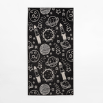 Koberec s vesmírnym motívom HAPPY, 80x150 cm