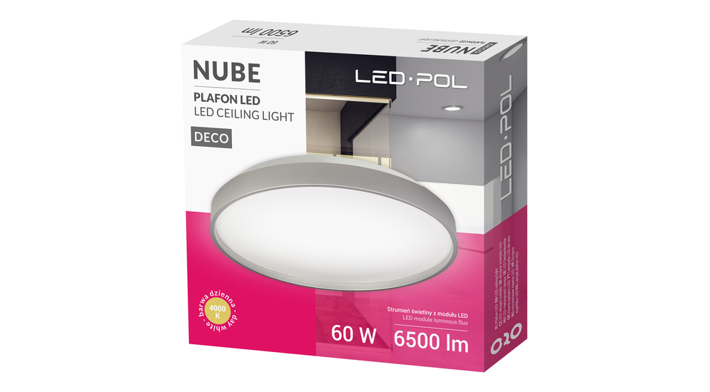 Stropné svietidlo LED ORO NUBE 60W