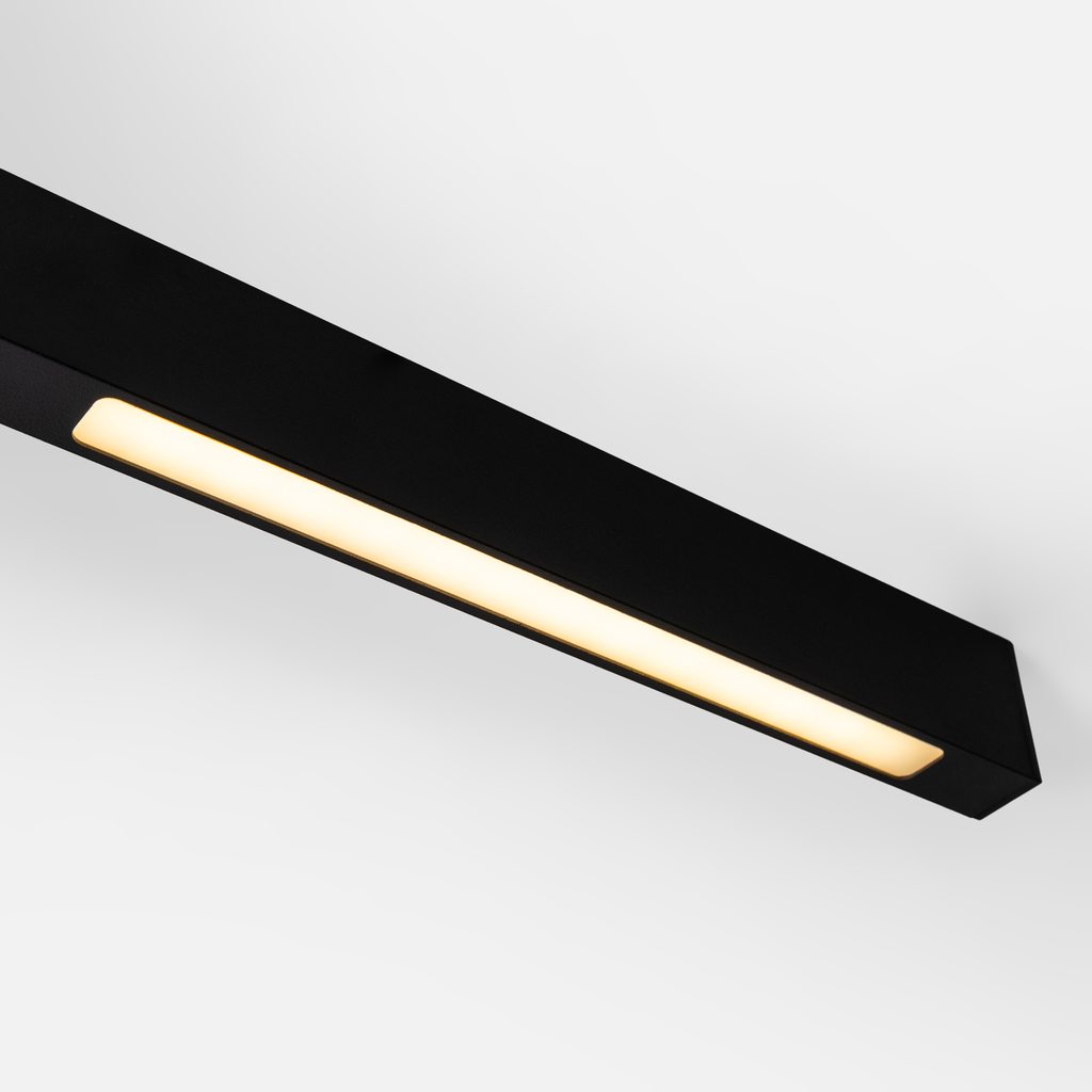 Stropné svietidlo LED 2 tienidlá čierne MANNARI