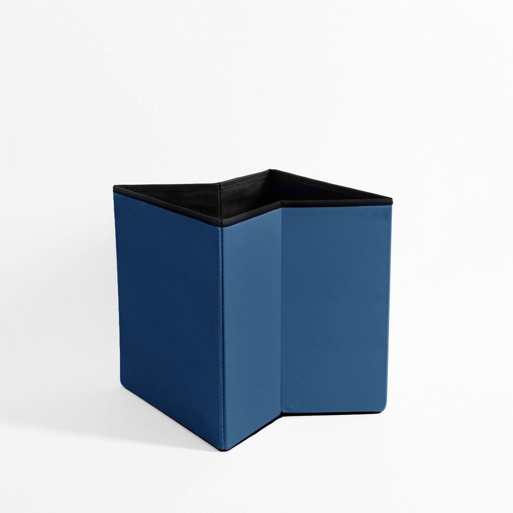 Skladacia taburetka modrý 38x37,5 cm