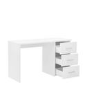 Písací stôl so zásuvkami biely OPEN 2