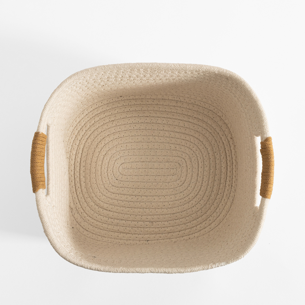 Úložný kôš biely 32x28x15 cm