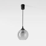 Závesné svietidlo v grafitovej farbe MIX fi 18 cm