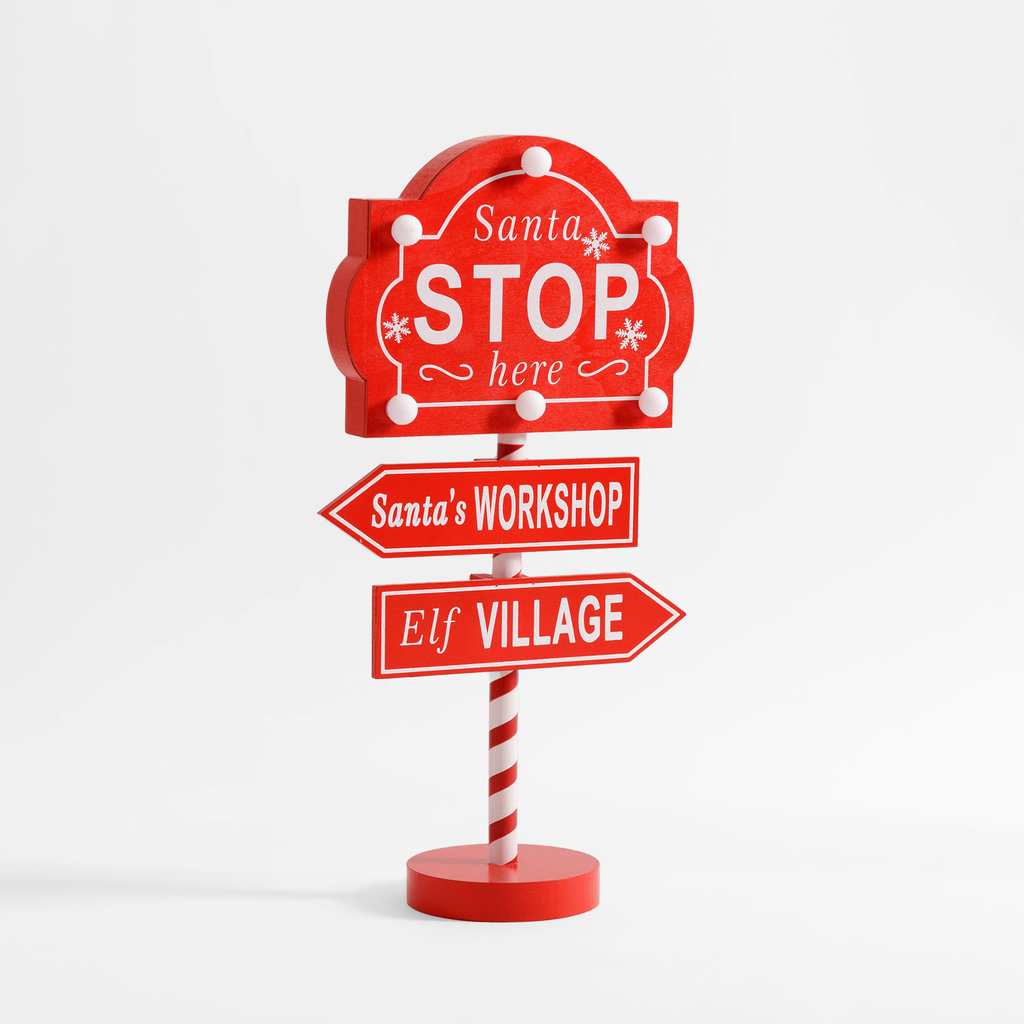 Vianočná dekorácia ZNAK MIKULÁŠ LED MIX