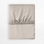 Saténové prestieradlo s gumičkou béžové PURE 140x200 cm