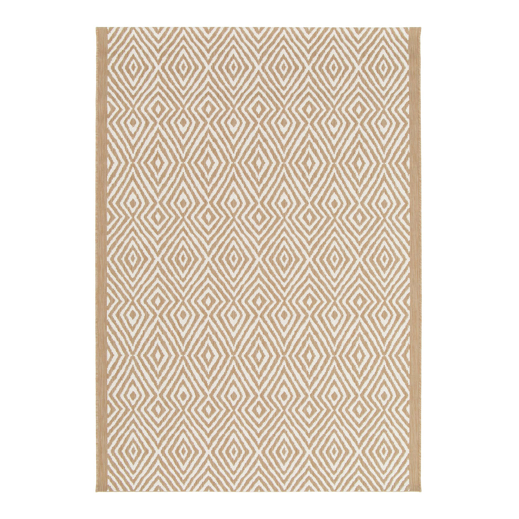 Béžový koberec GINO s diamantovým vzorom 160x230 cm