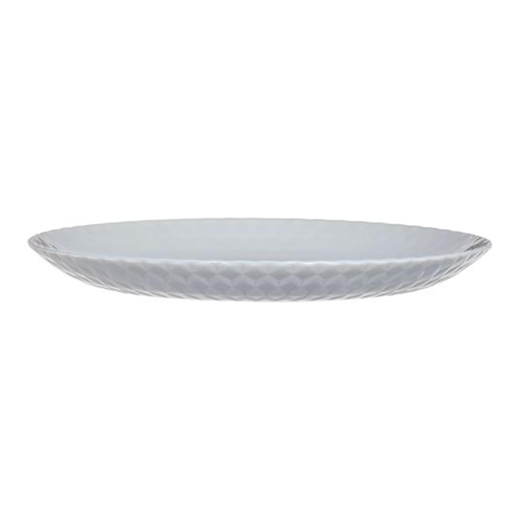 Plytky tanier svetlosivý PAMPILLE 25 cm