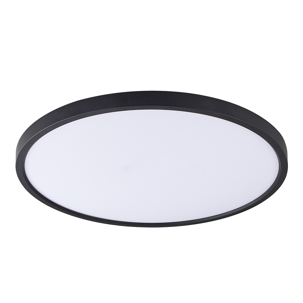 CCT LED Stropné svietidlo CAMI čierne 60 cm