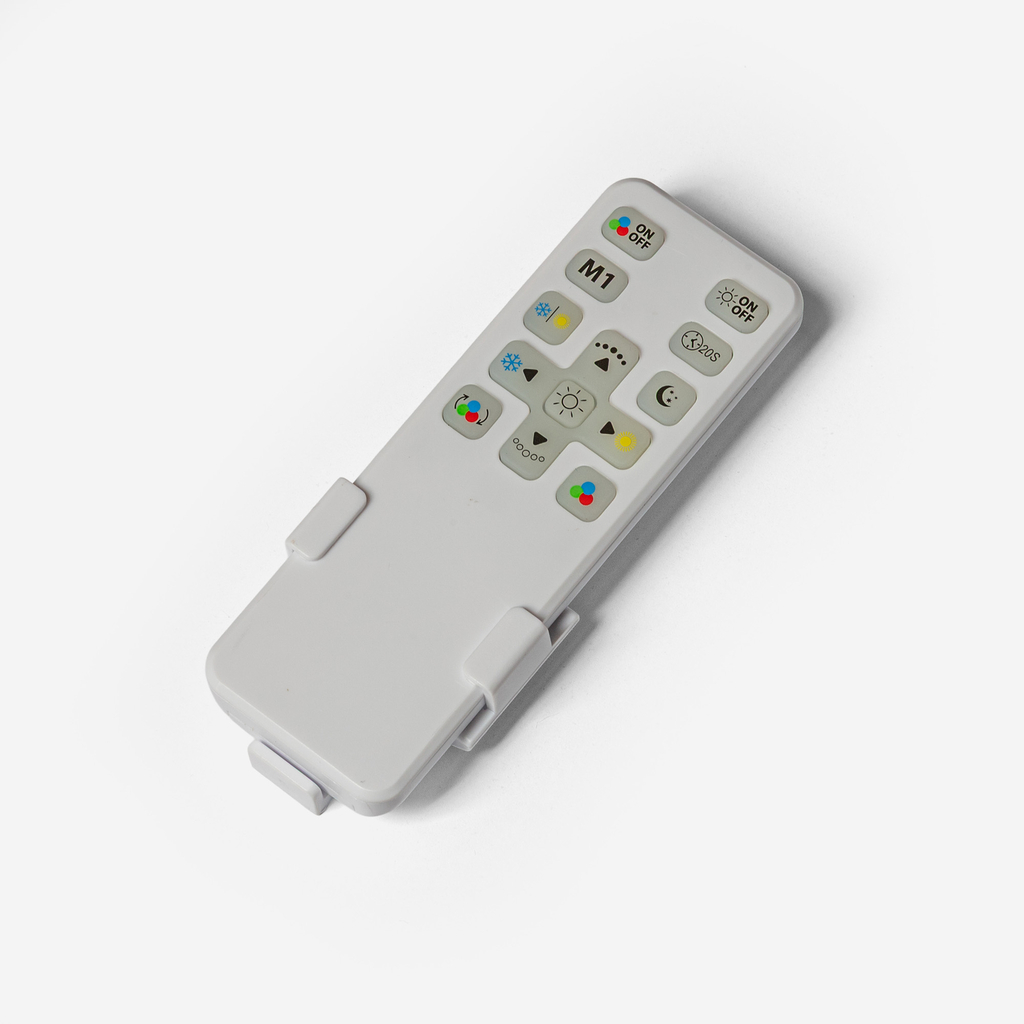 Stropné svietidlo LED RGB čierne LUMI s diaľkovým ovládačom