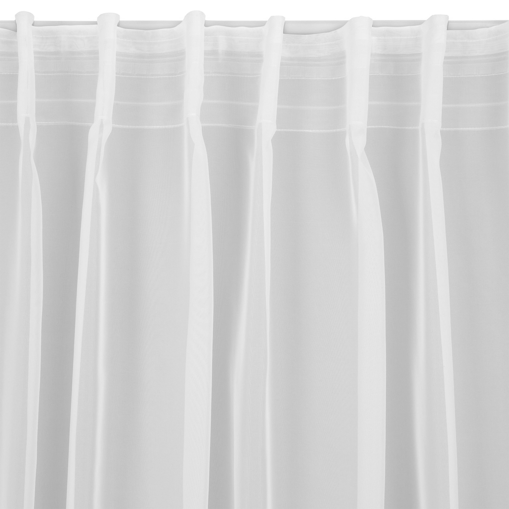 Záclona do obývačky biela SIMONE 300 x 170 cm