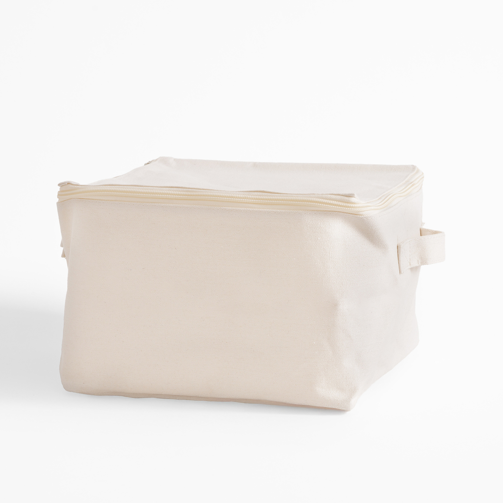 Úložný box s vekom 27x27x19 cm