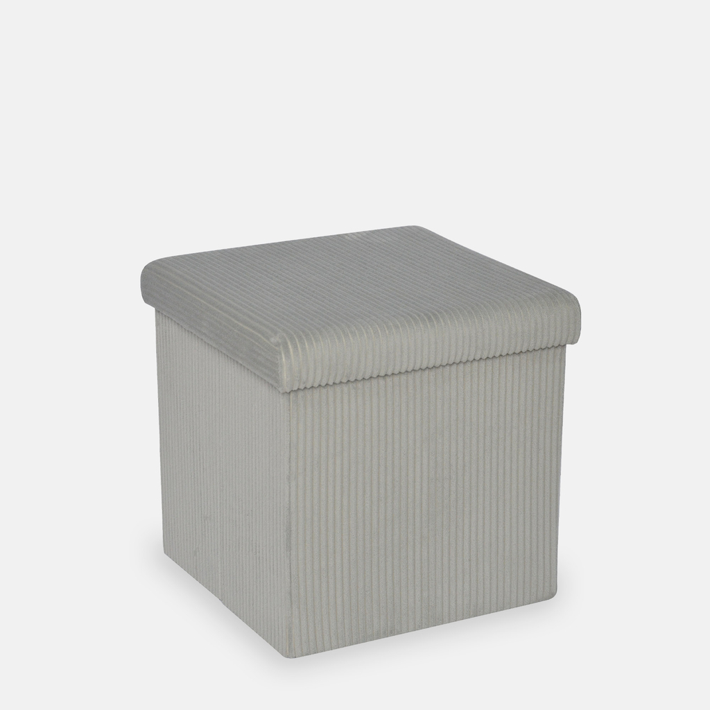 Skladacia taburetka tmavosivá 38x38 cm