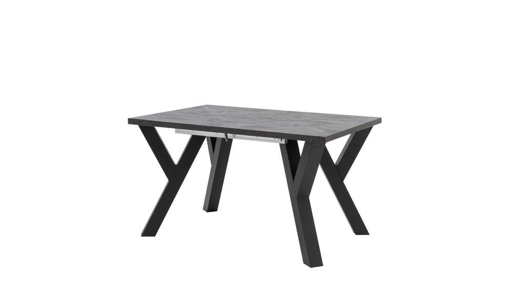 Rozkladací stôl PIER tmavý betón