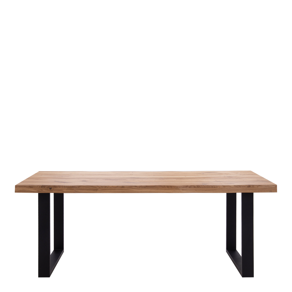 Stôl s drevenou vrchnou doskou MONTI 200 cm