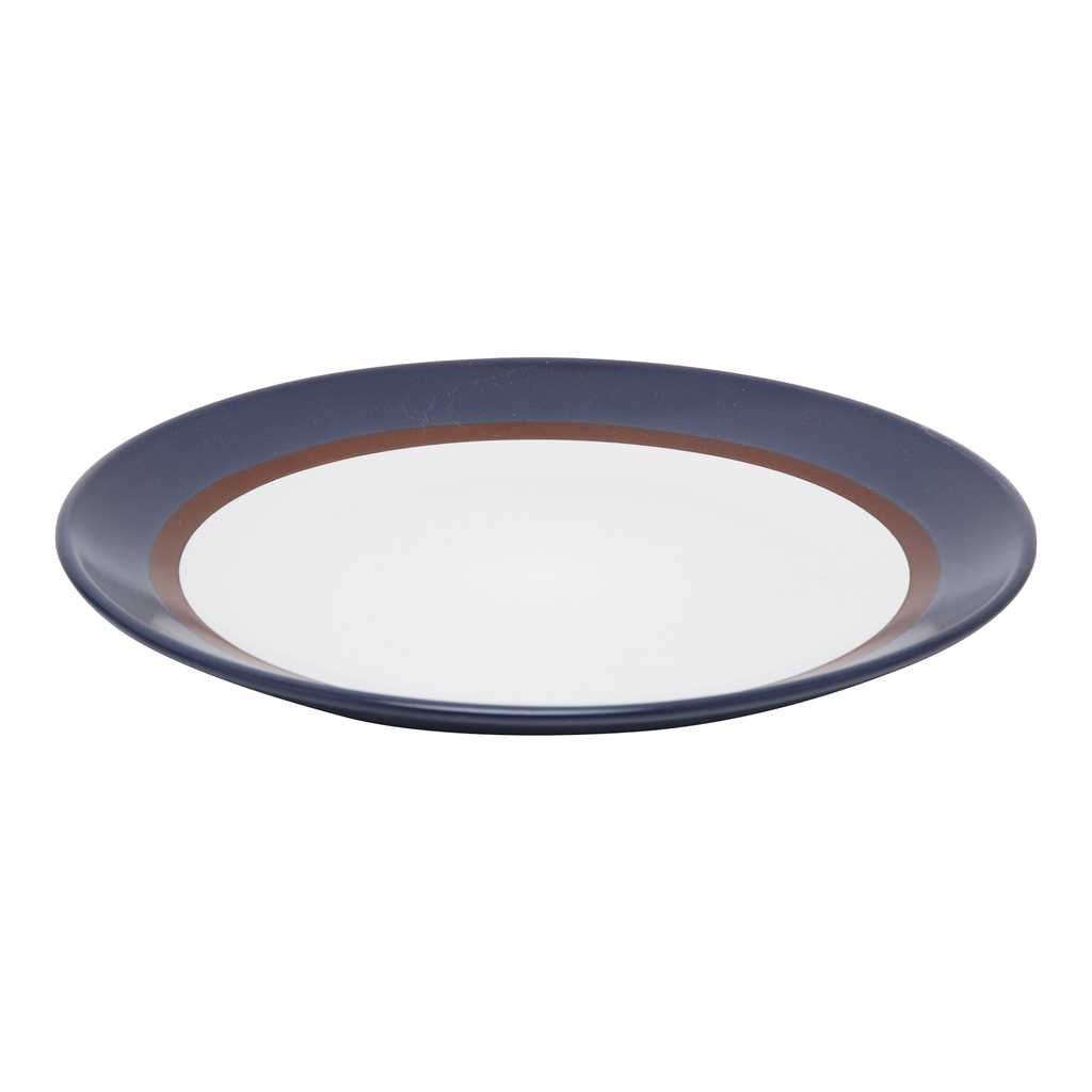 Obedový tanier bielo-modrý MARINE 26,8 cm