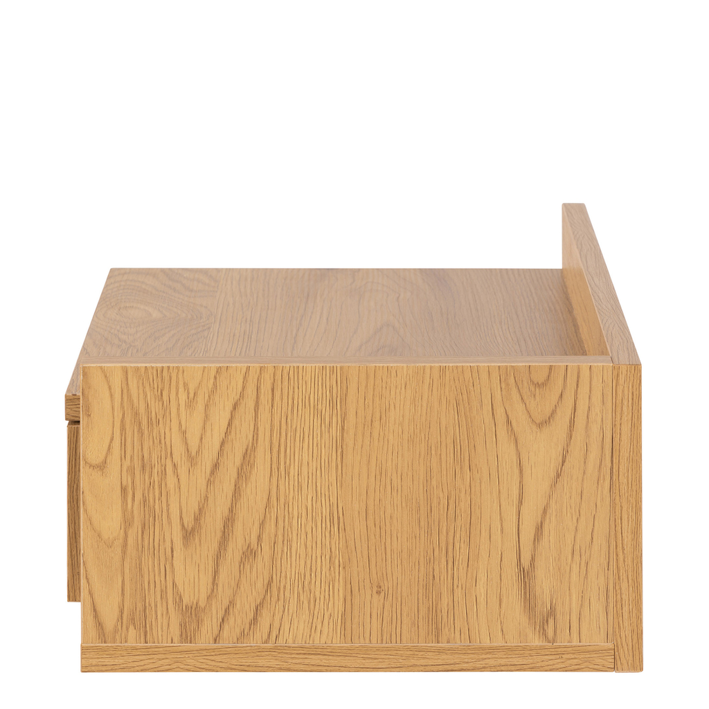 Závesný nočný stolík KASPIAN so zásuvkou divoký dub