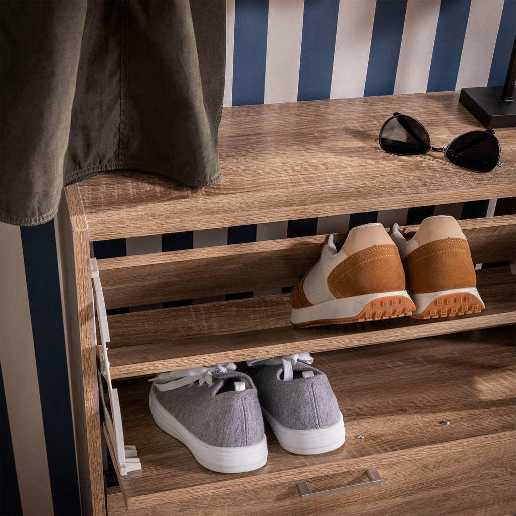 Skrinka na topánky FYRAL 24 cm nízka