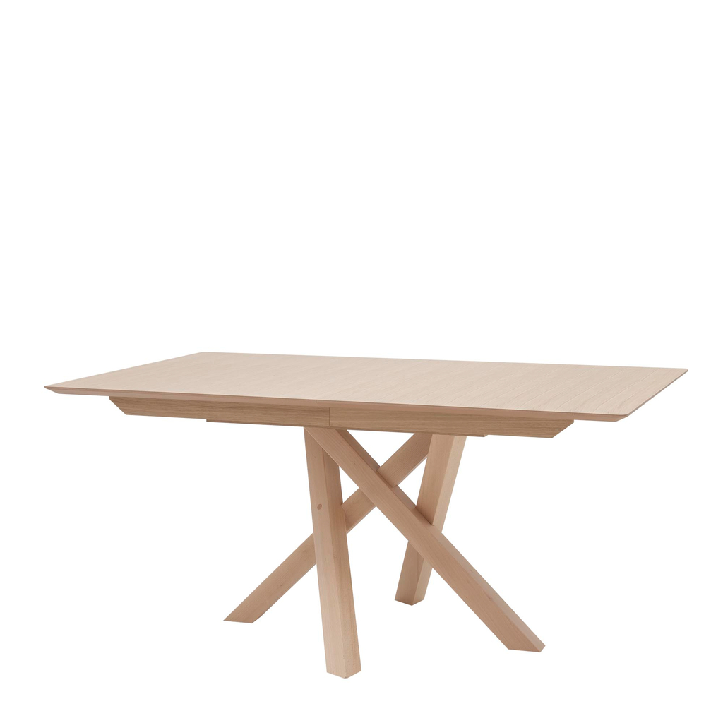 Moderný rozkladací stôl X 160 cm