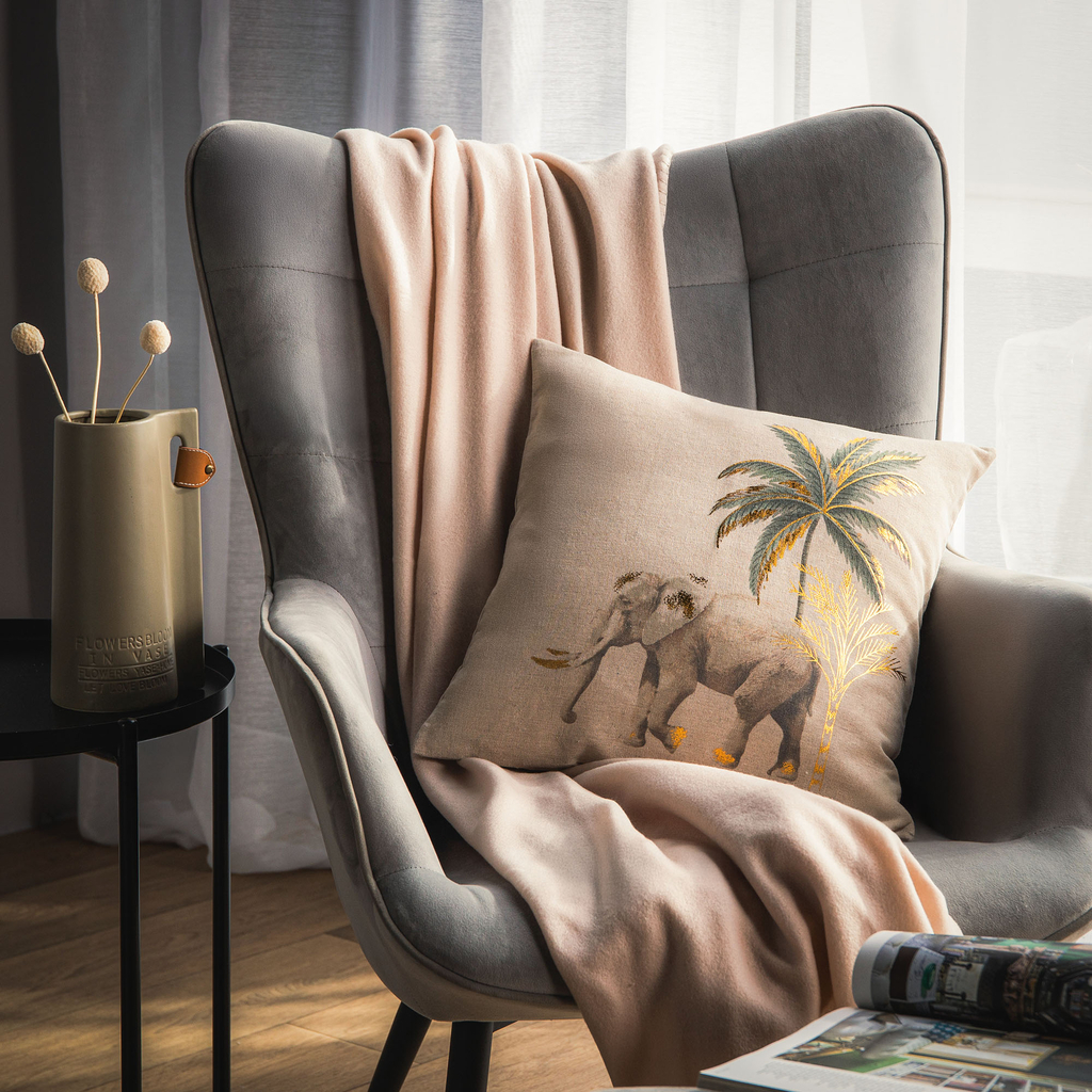 Dekoračná obliečka na vankúš SLON IKORA 45x45 cm