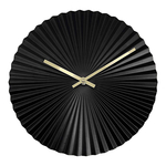 Moderné nástenné hodiny čierne 30 cm