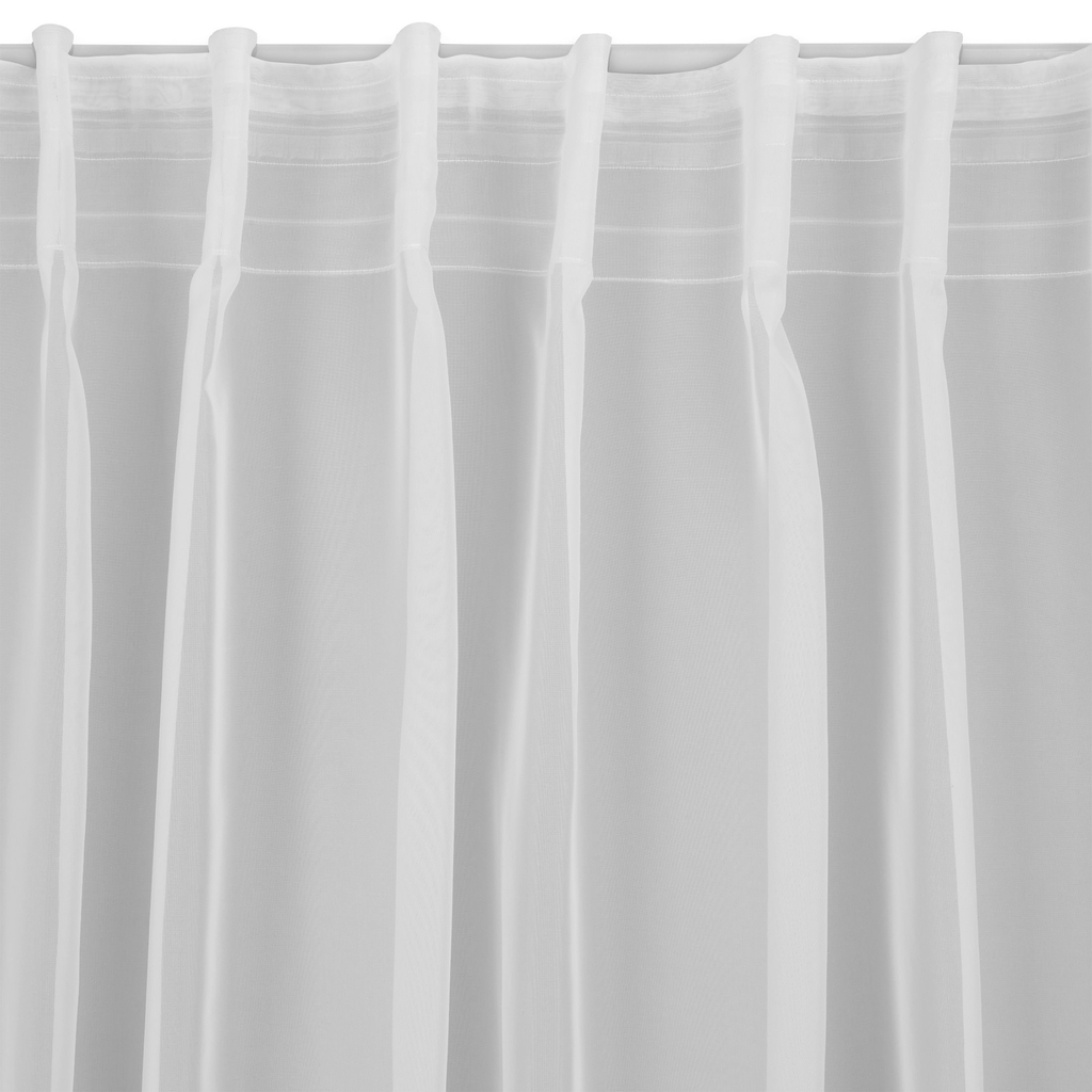 Záves SIMONE do obývacej izby biely 300x300 cm