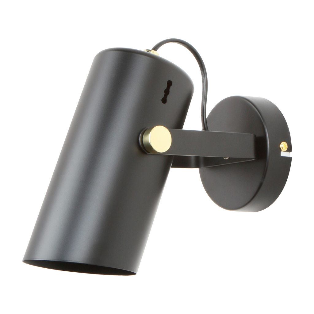 Nastenné svietidlo RESI čierno-zlaté