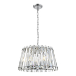 Závesné svietidlo kryštál strieborné MIRABELL