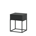 Nočný stolík NOTTE so zásuvkou, antracit