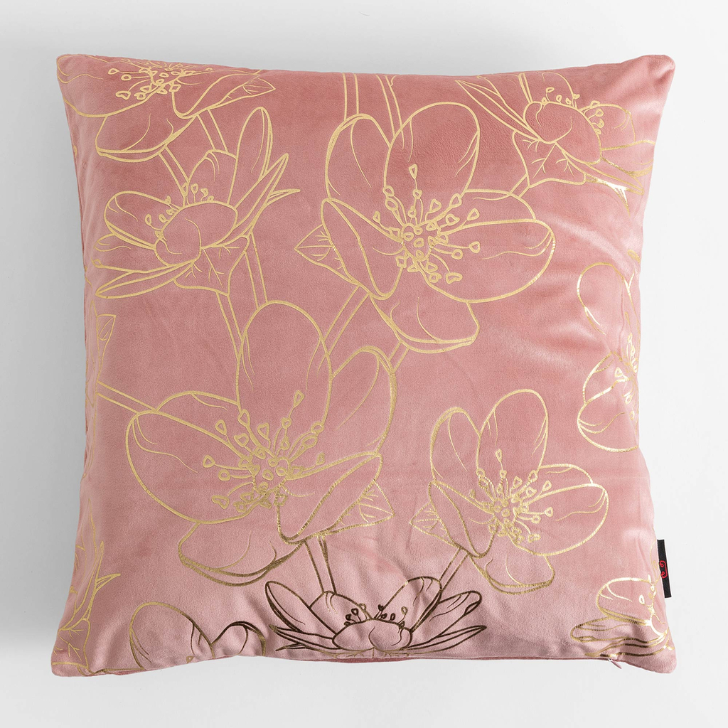 Obliečka na vankúš v ružovej farbe CASILA 45x45 cm