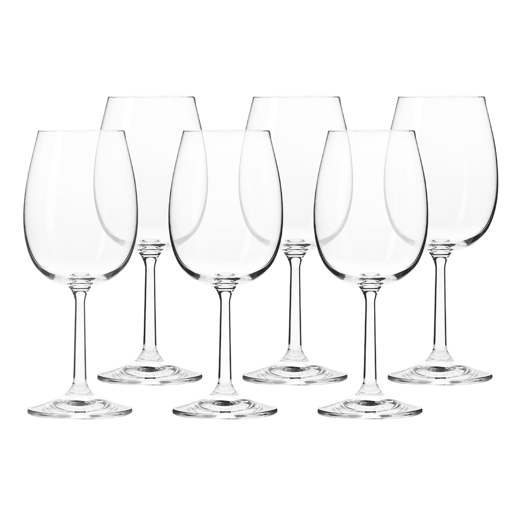 Súprava 6 pohárov na víno PURE 350 ml