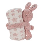 Deka s plyšovou hračkou KRÁLIK 13 cm