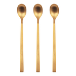 Kokteilová lyžička VITA Mat GOLD 3 ks.