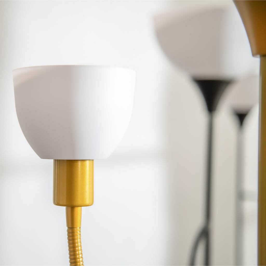 Stojacia lampa zlatá PESO