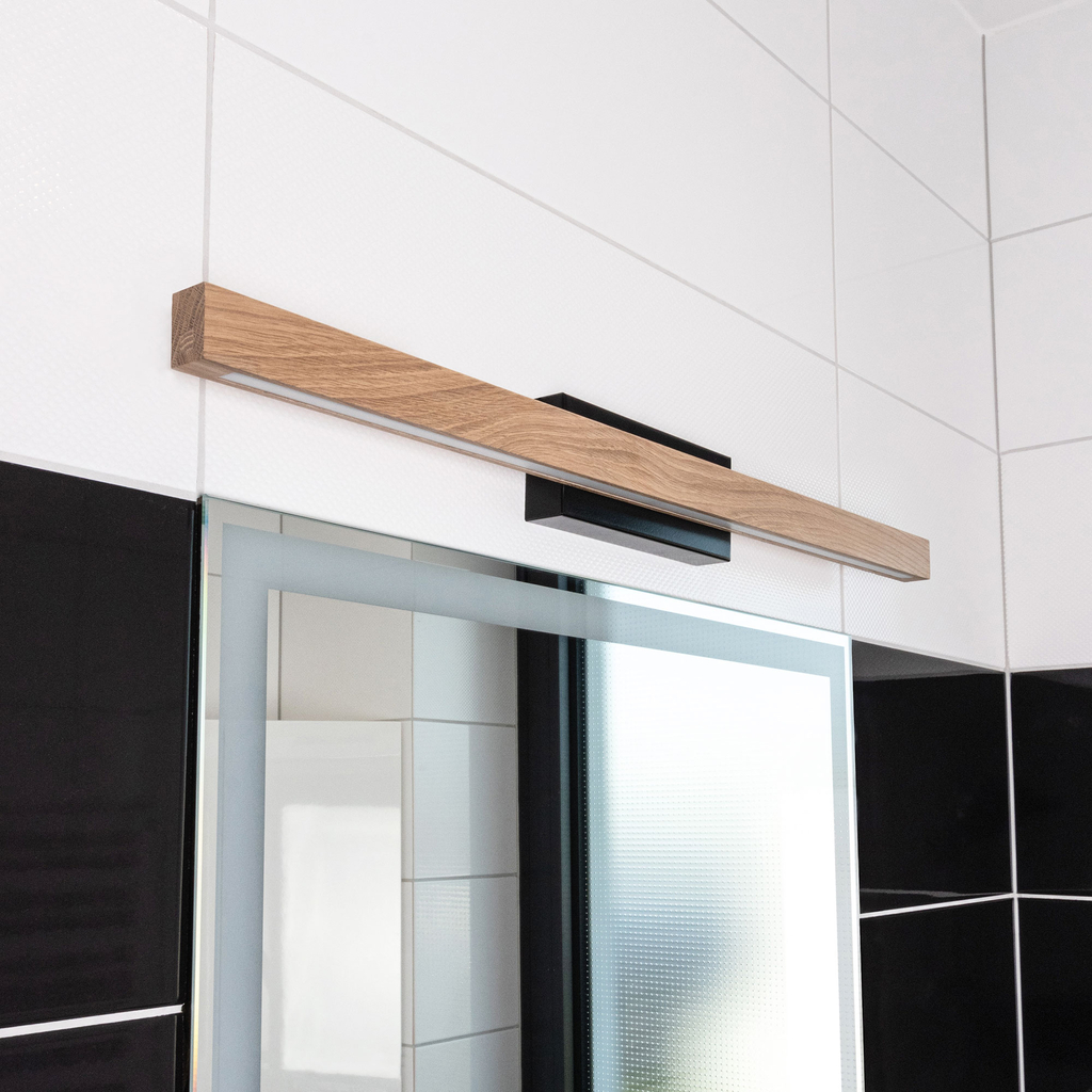 Nástenné svietidlo lišta LED dubové drevo ADDA