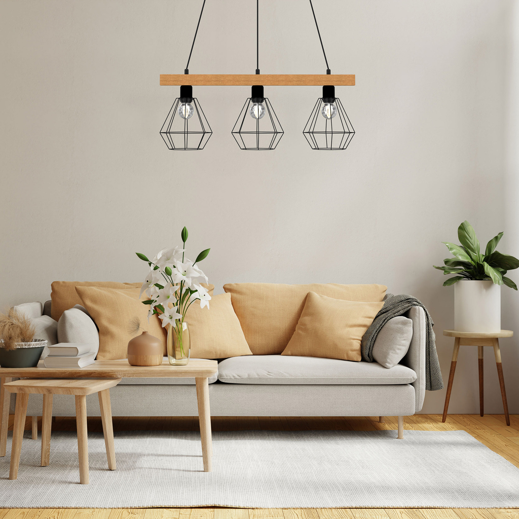 Dizajnové závesné svietidlo VASTRA III