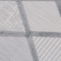 Vonkajší koberec s kosoštvorcovým vzorom BOLONIA, sivý 160x220 cm