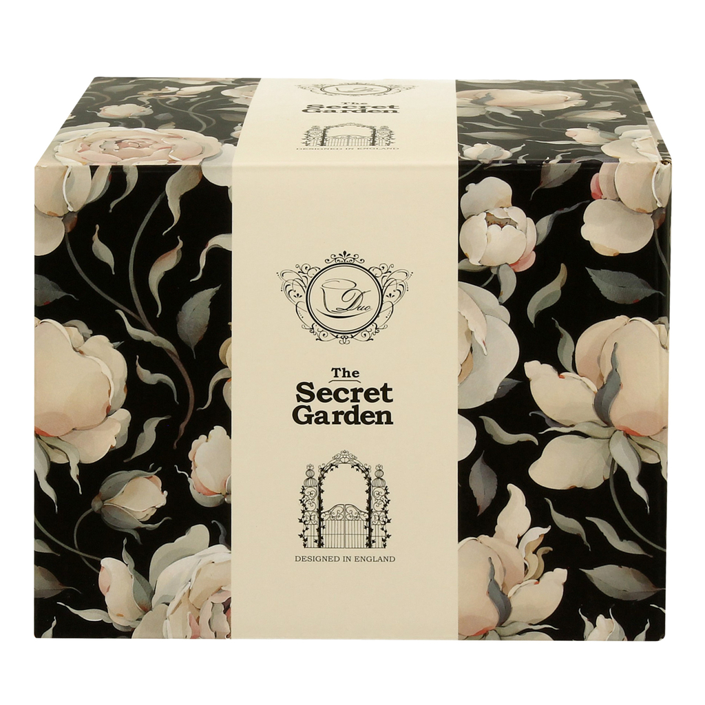 Retro hrnček ENGLISH ROSES BLACK 500 ml