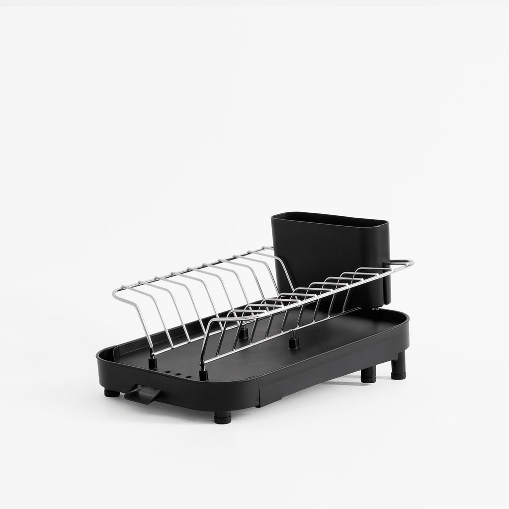 Výsuvná sušička riadu čierna 43,1x20,8x13,6 cm