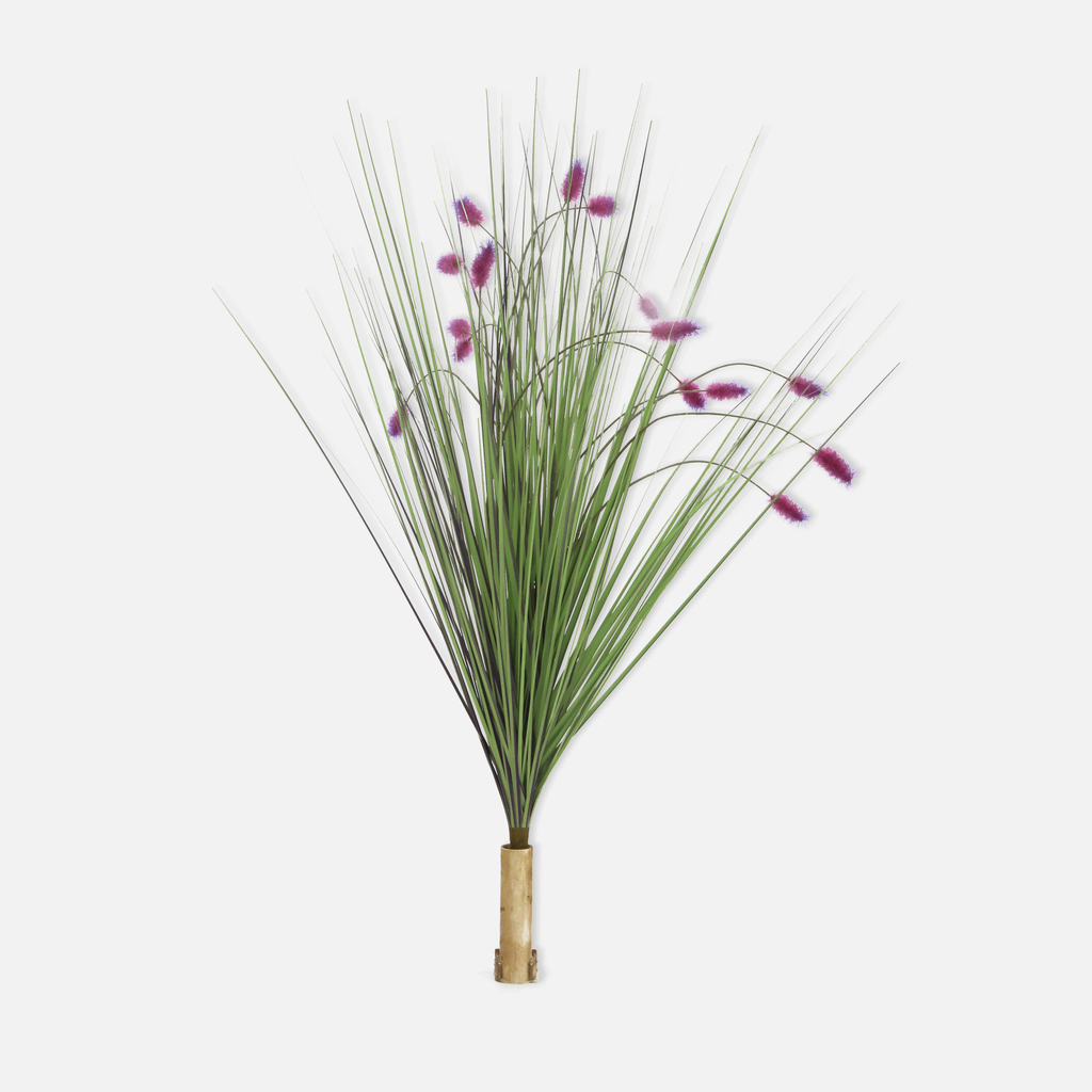 Umelá tráva v zelenej a fialovej farbe 68 cm