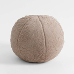 Béžový dekoratívny vankúš guľa GLOBE 27 cm