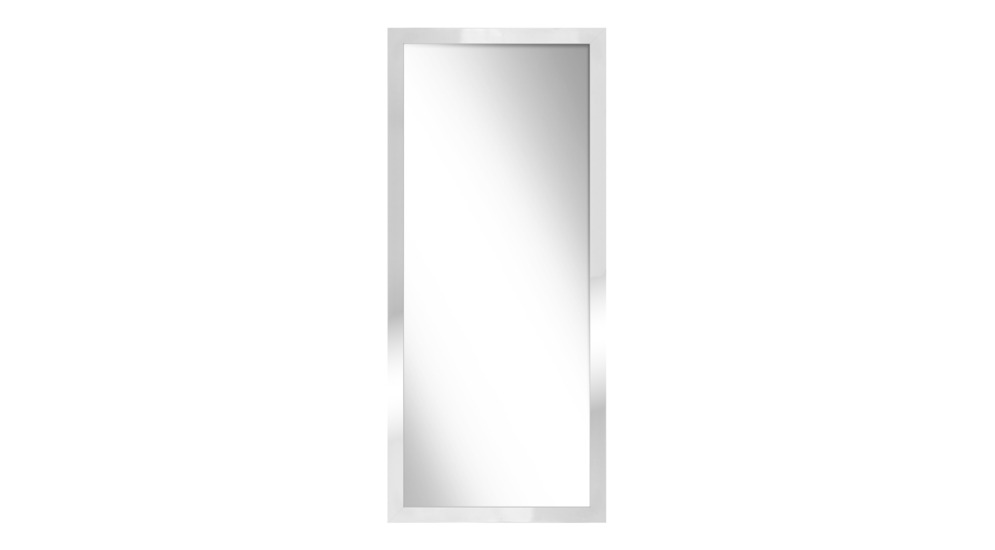 Zrkadlo s bielym rámom SLIM 47,5 x 107,5 cm