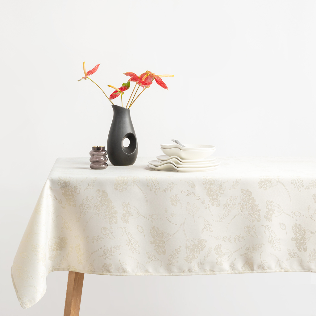 Obrus écru SORBO 140x240 cm