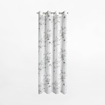 Záclona na priechodkách bielo-strieborná SERMA 140x250 cm
