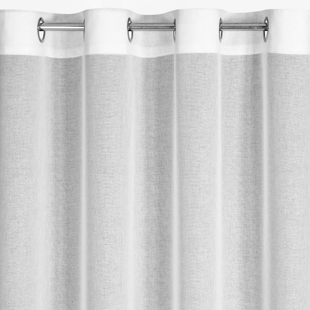 Záclona na priechodkách v bielej farbe ESTELLA 140x250 cm