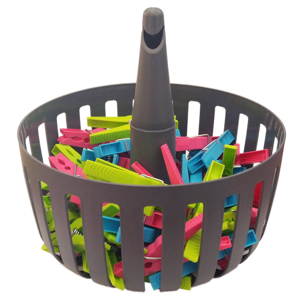 Košík CLICK so štipcami 50 ks