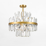 Stropné svietidlo CONSTANTINOPLE glamour zlaté 50 cm