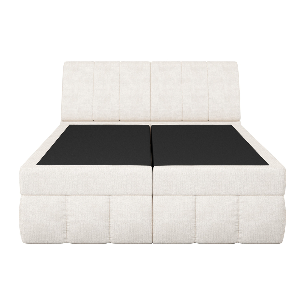 Kontinentálna posteľ LORENYO HR 180x200 cm, krémová