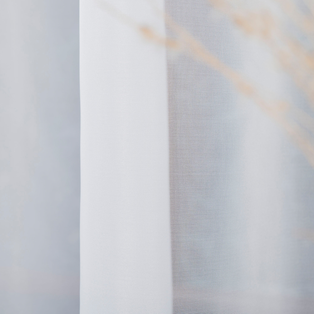 Záclona na páske WOAL biela 140x250 cm