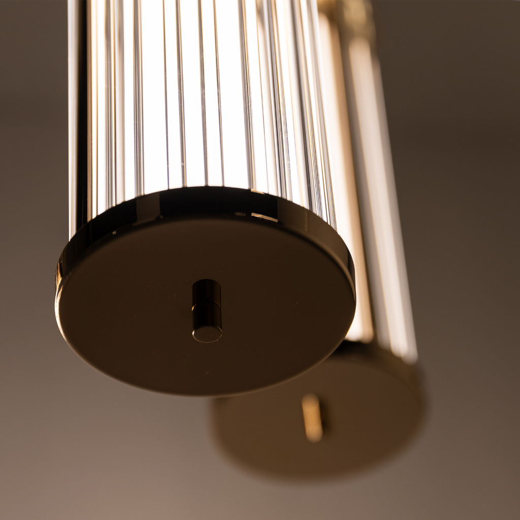 LED Luster na lanku zlatý CALLY 3